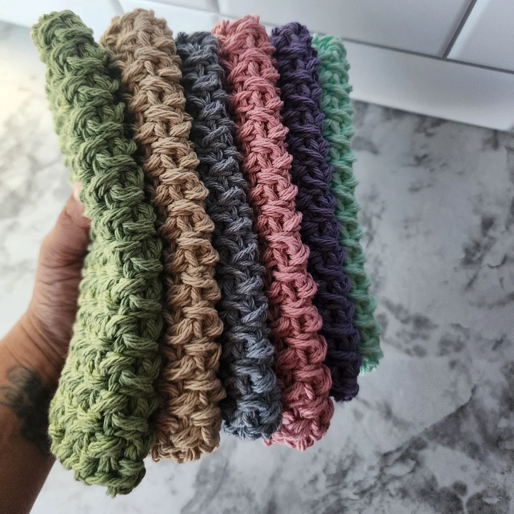 Grey Textured Bath Wash Cloth
